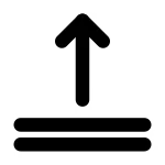 Align Text Top SVG Icon